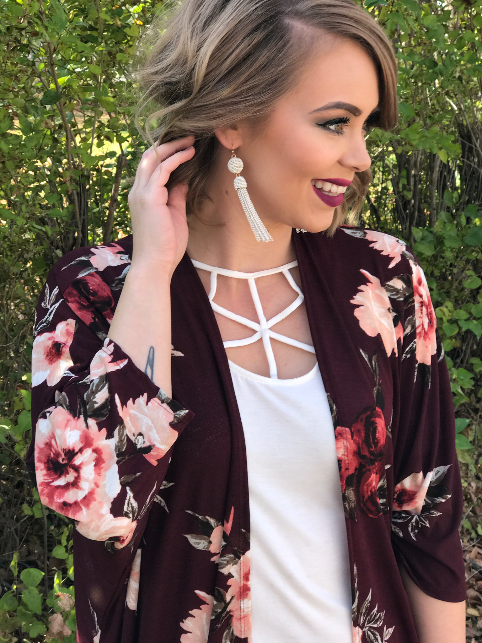 Ball and Tassel Earrings - 3 Colours