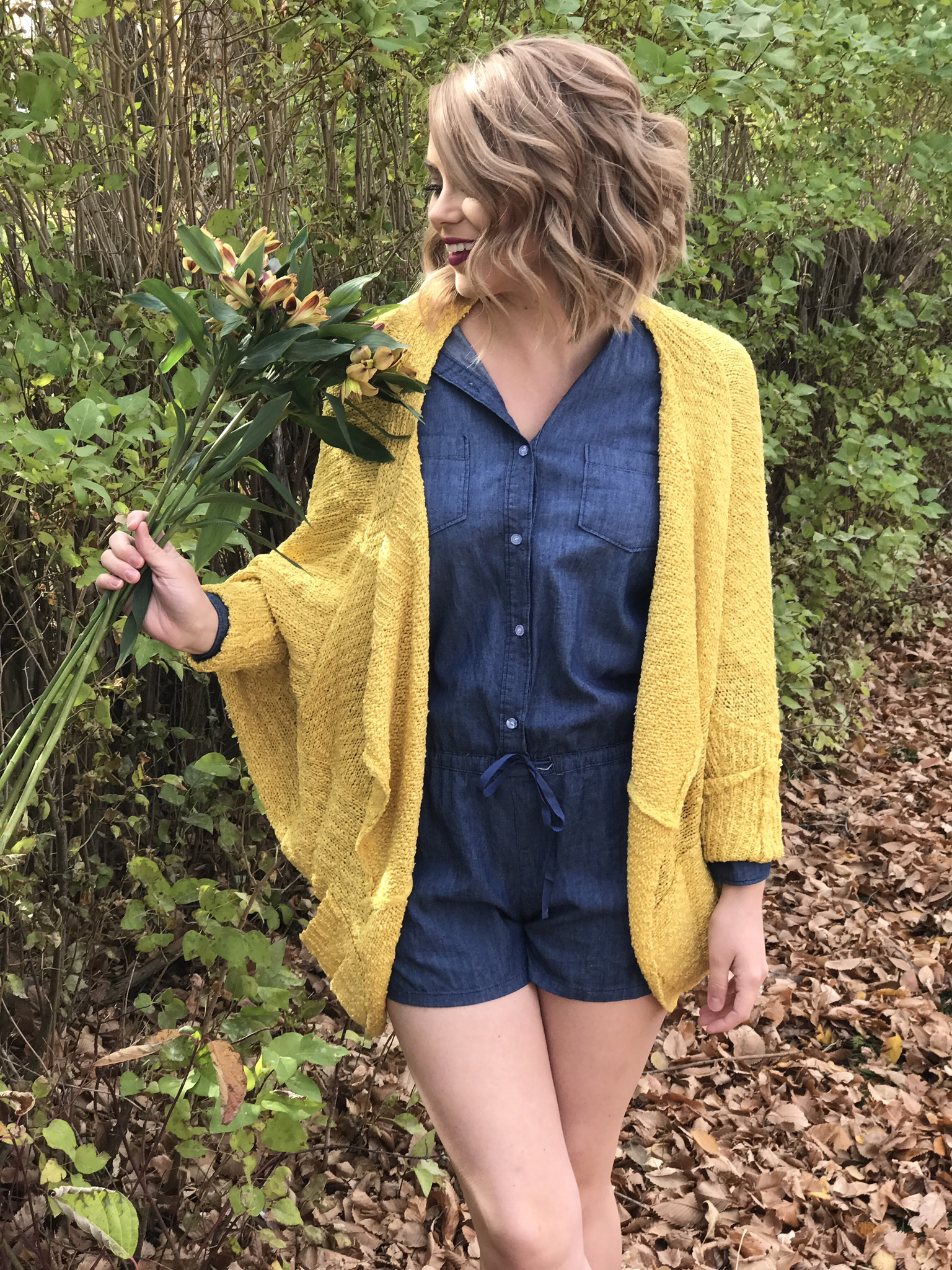 Yellow Sweater Cardigan 99199