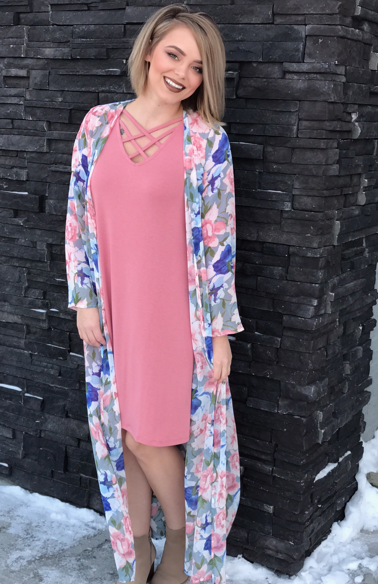 The Duchess Dress - Blush