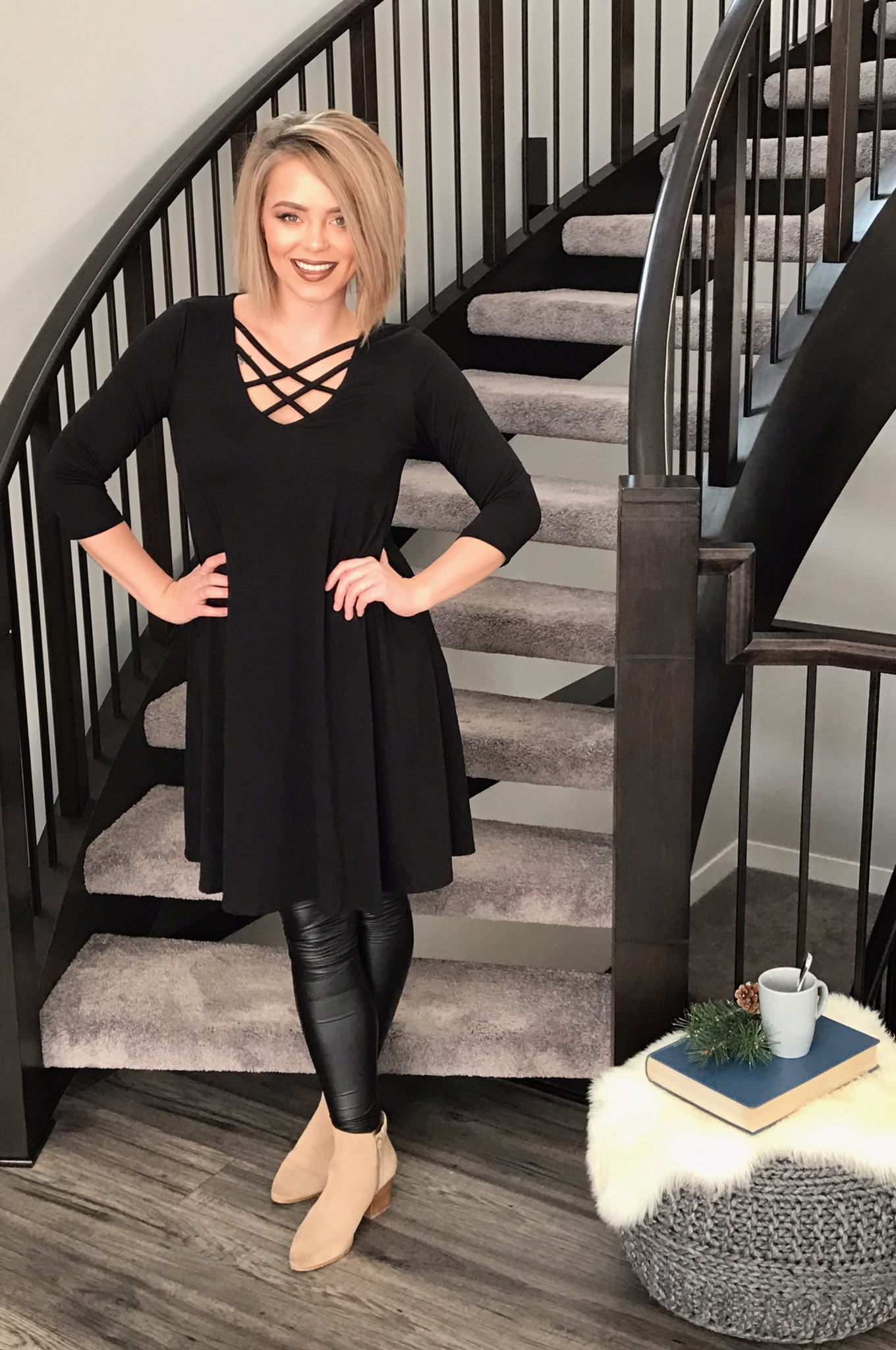 The Duchess Dress - Black 99296