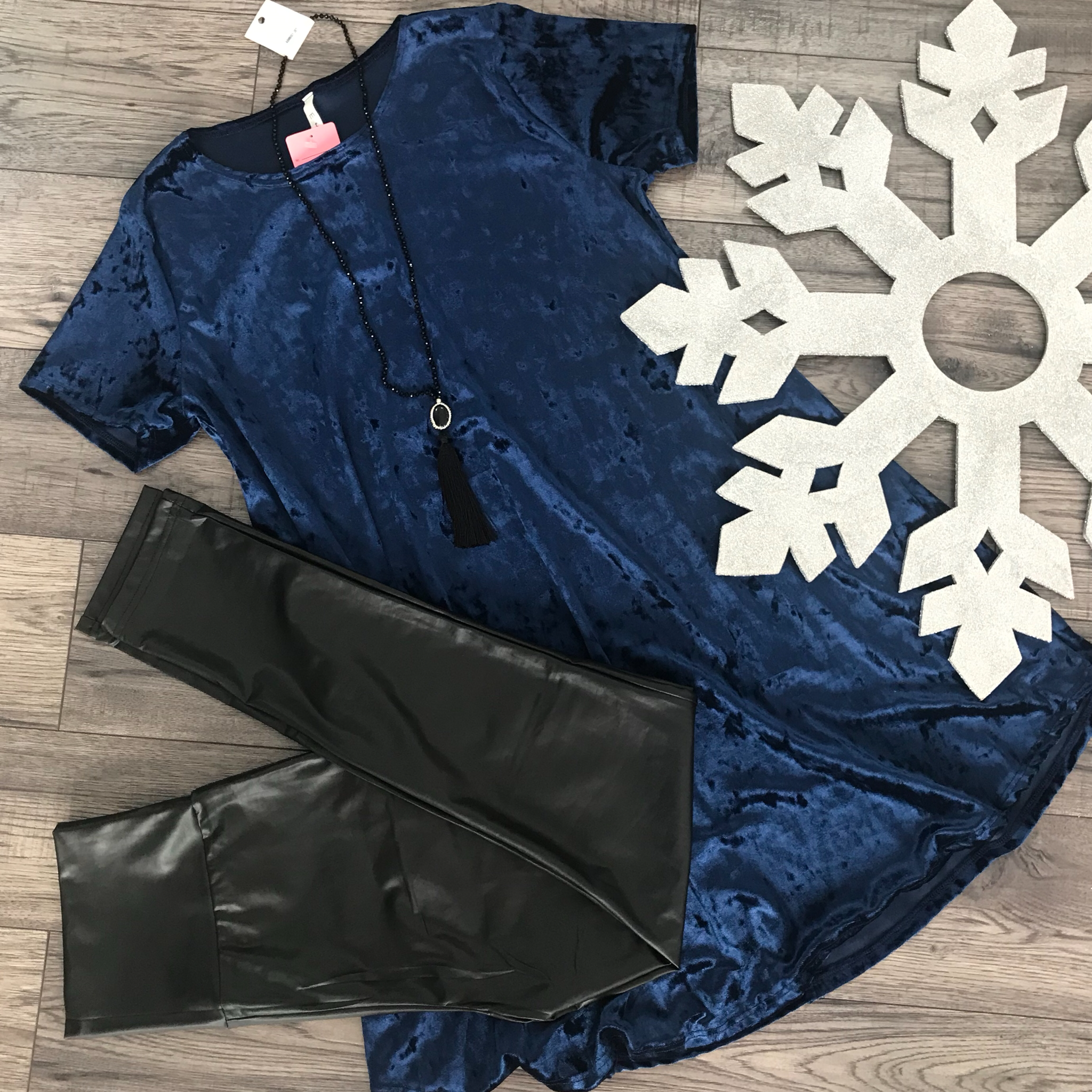 Blue Crush Crushed Velvet Dress 99420