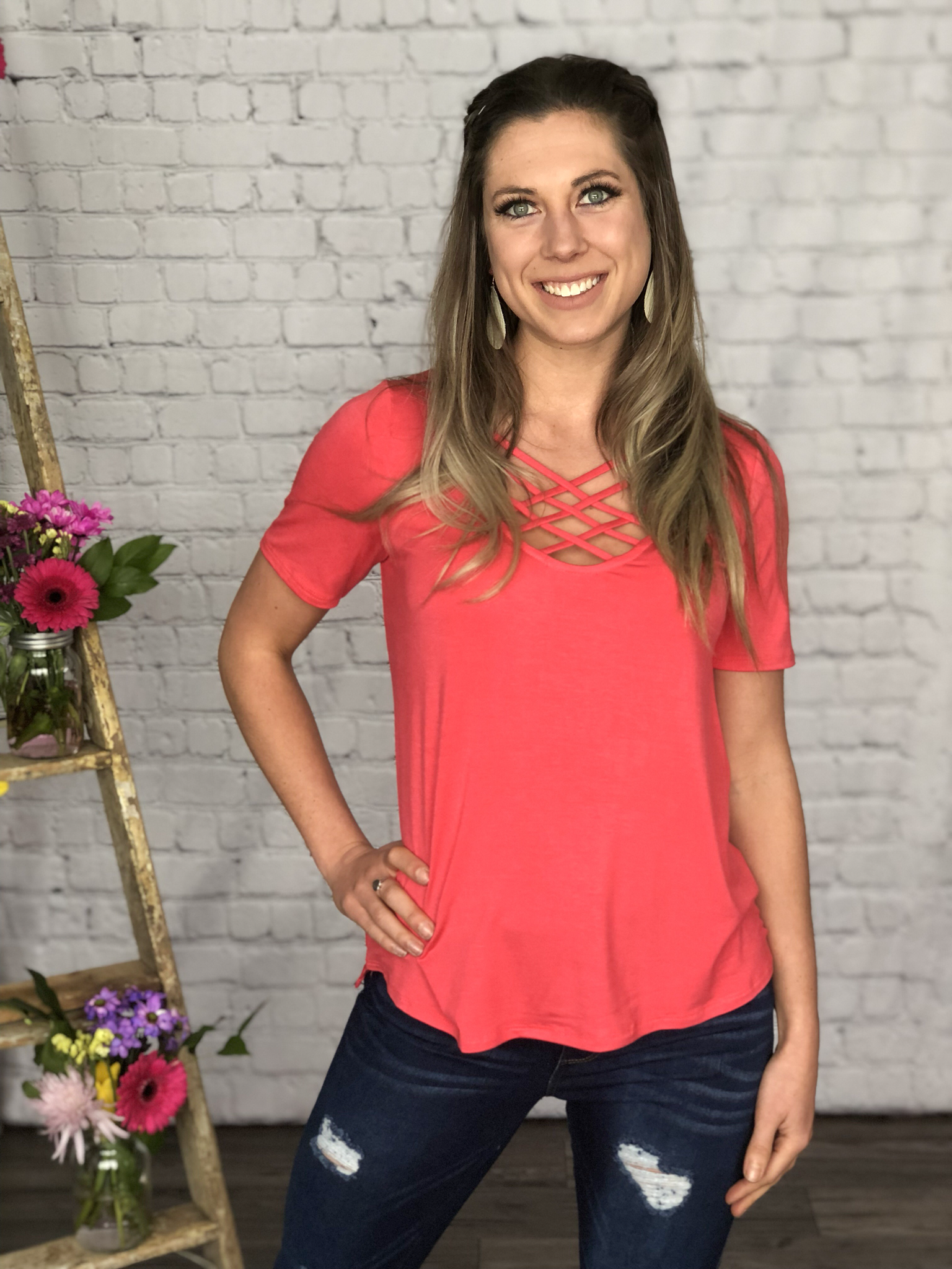 Crush Top - Coral 9998416