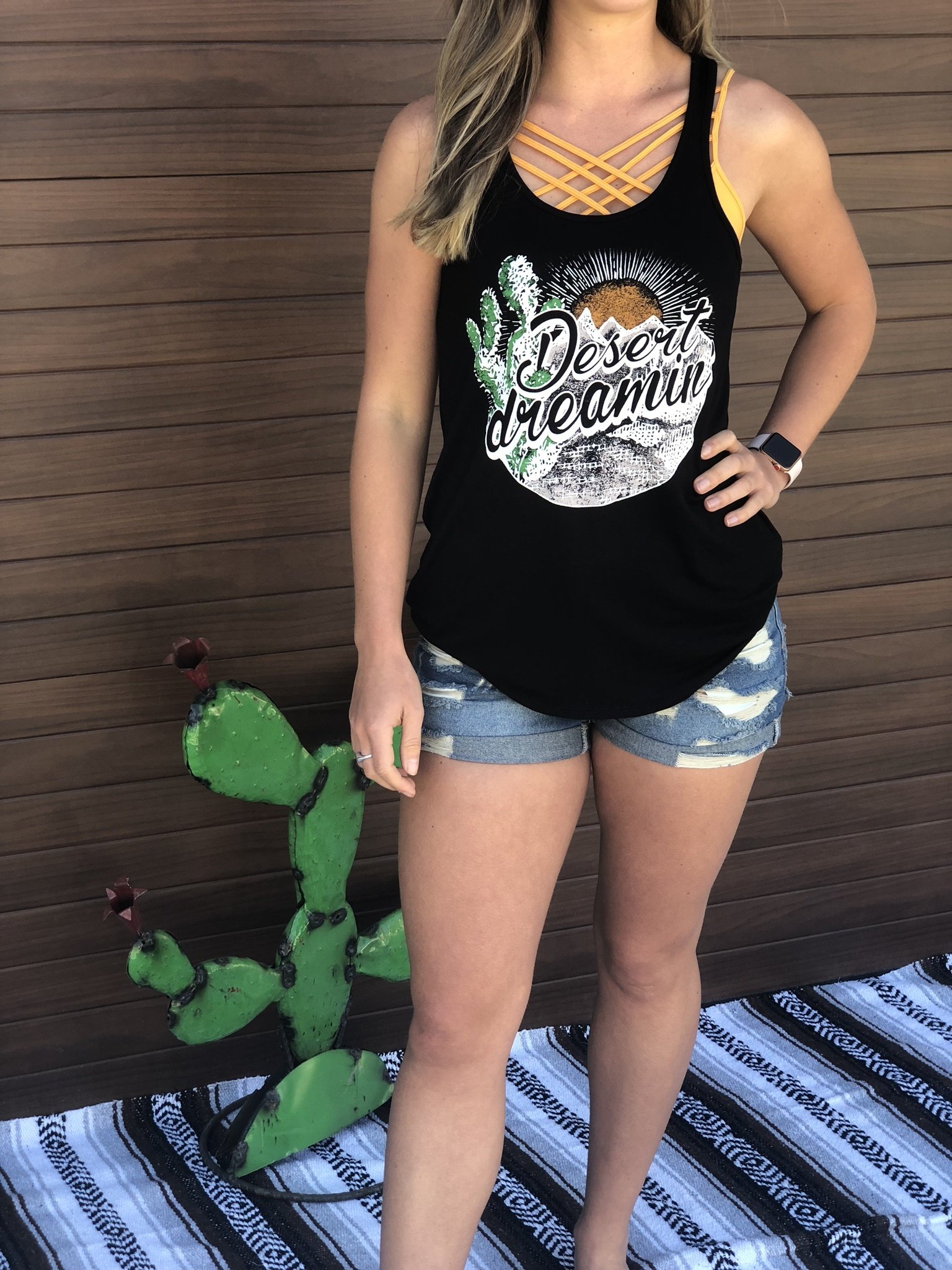 Desert Dreamin Tank - Black