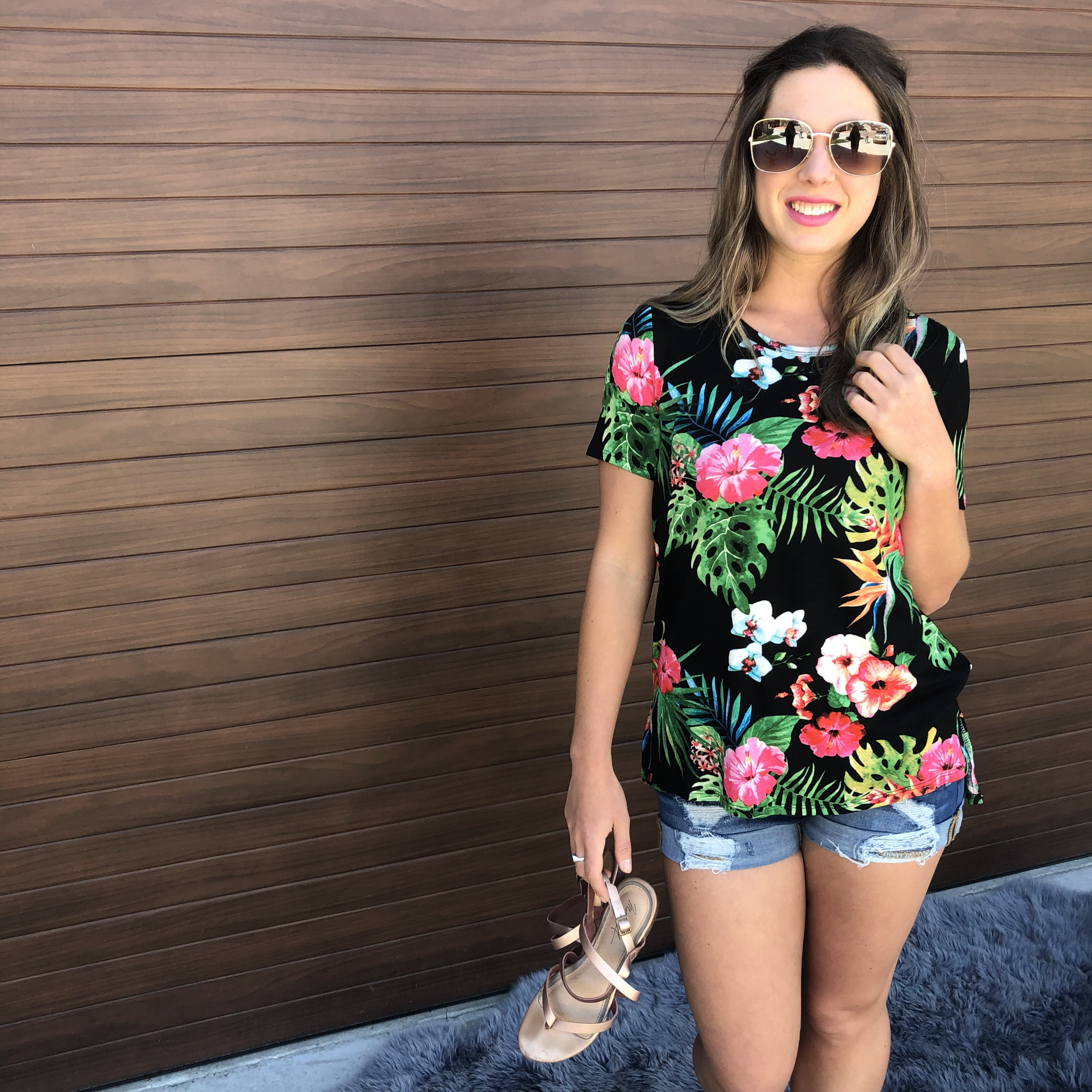 Tropical Floral Tee 9998731