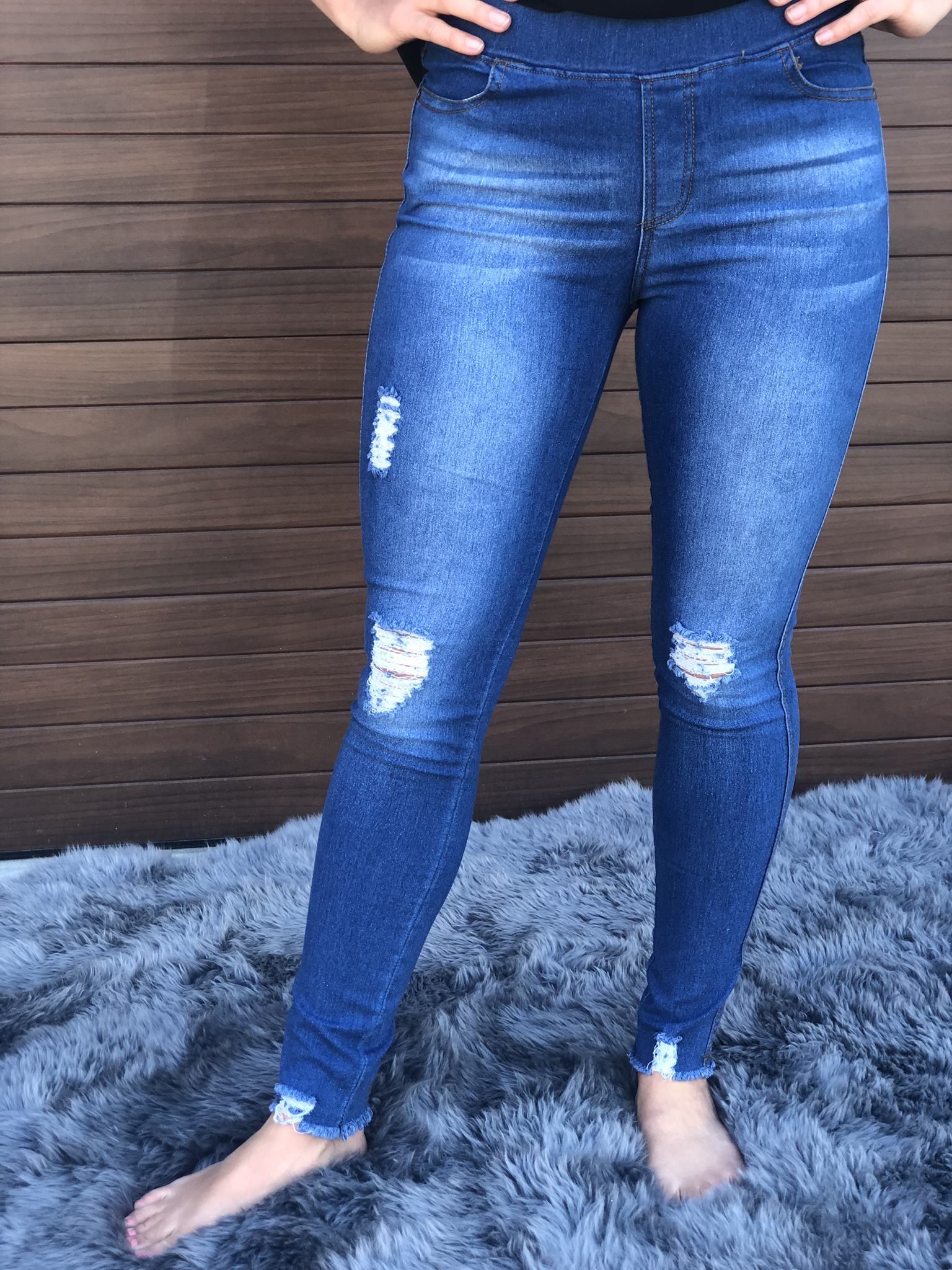 Crazy In Comfort Jeggings - RAW HEM 5078 9998822