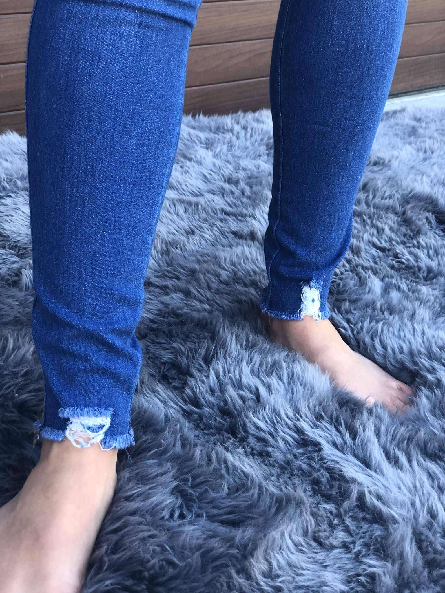 Crazy In Comfort Jeggings - RAW HEM 5078