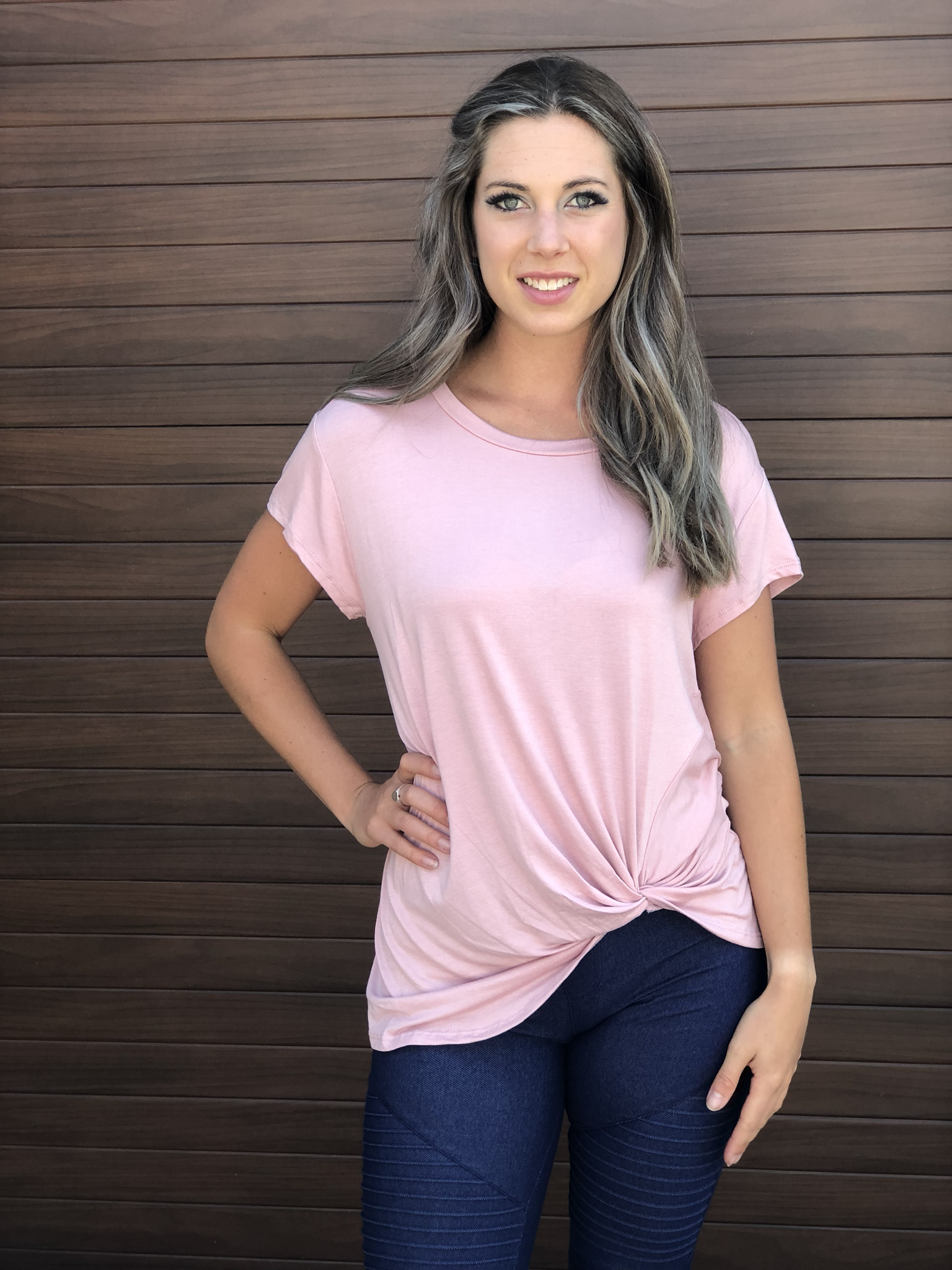 Twisted Tees - Dusty Pink 9999168