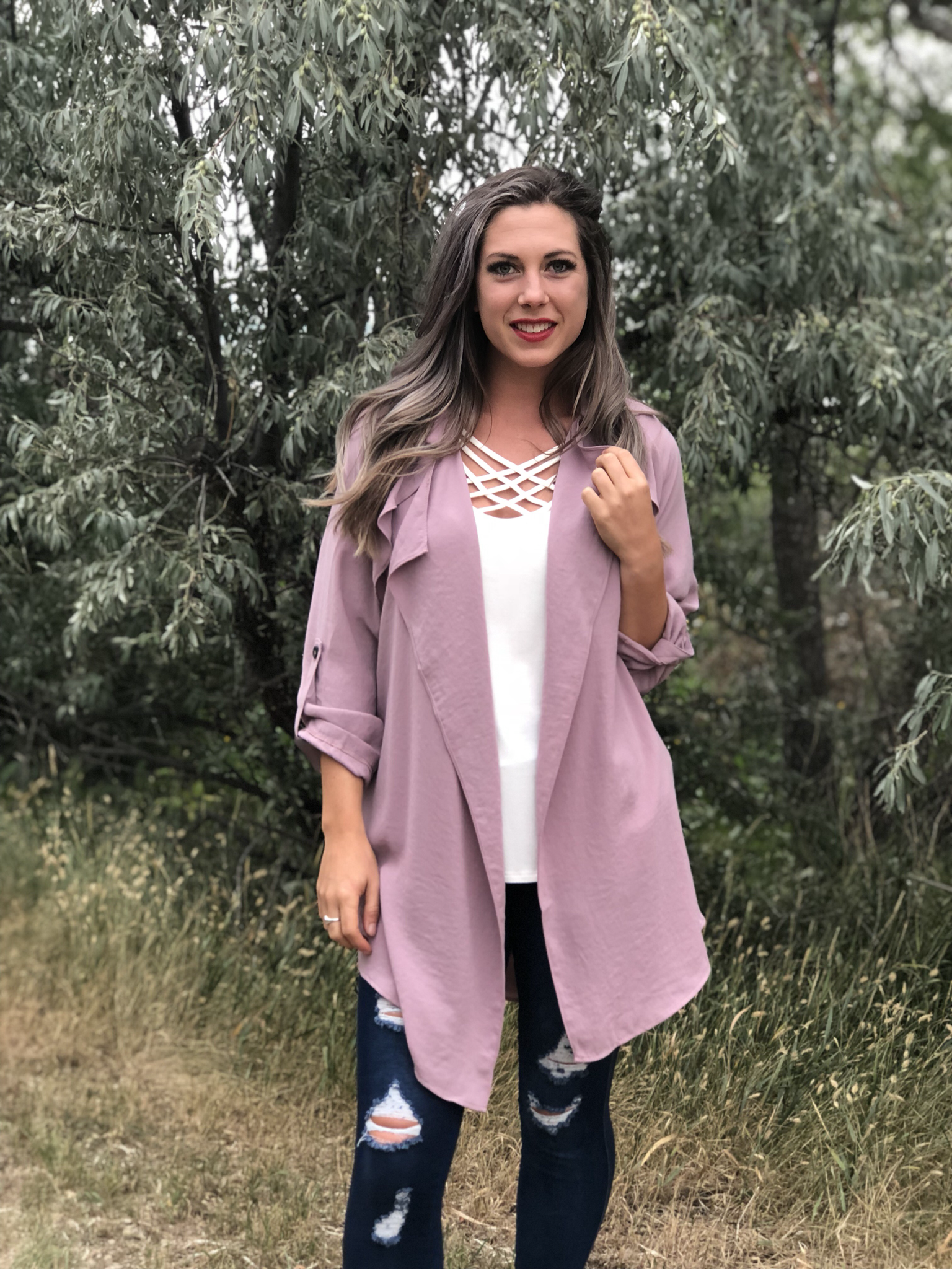 Blazer Duster - Mauve 9999660