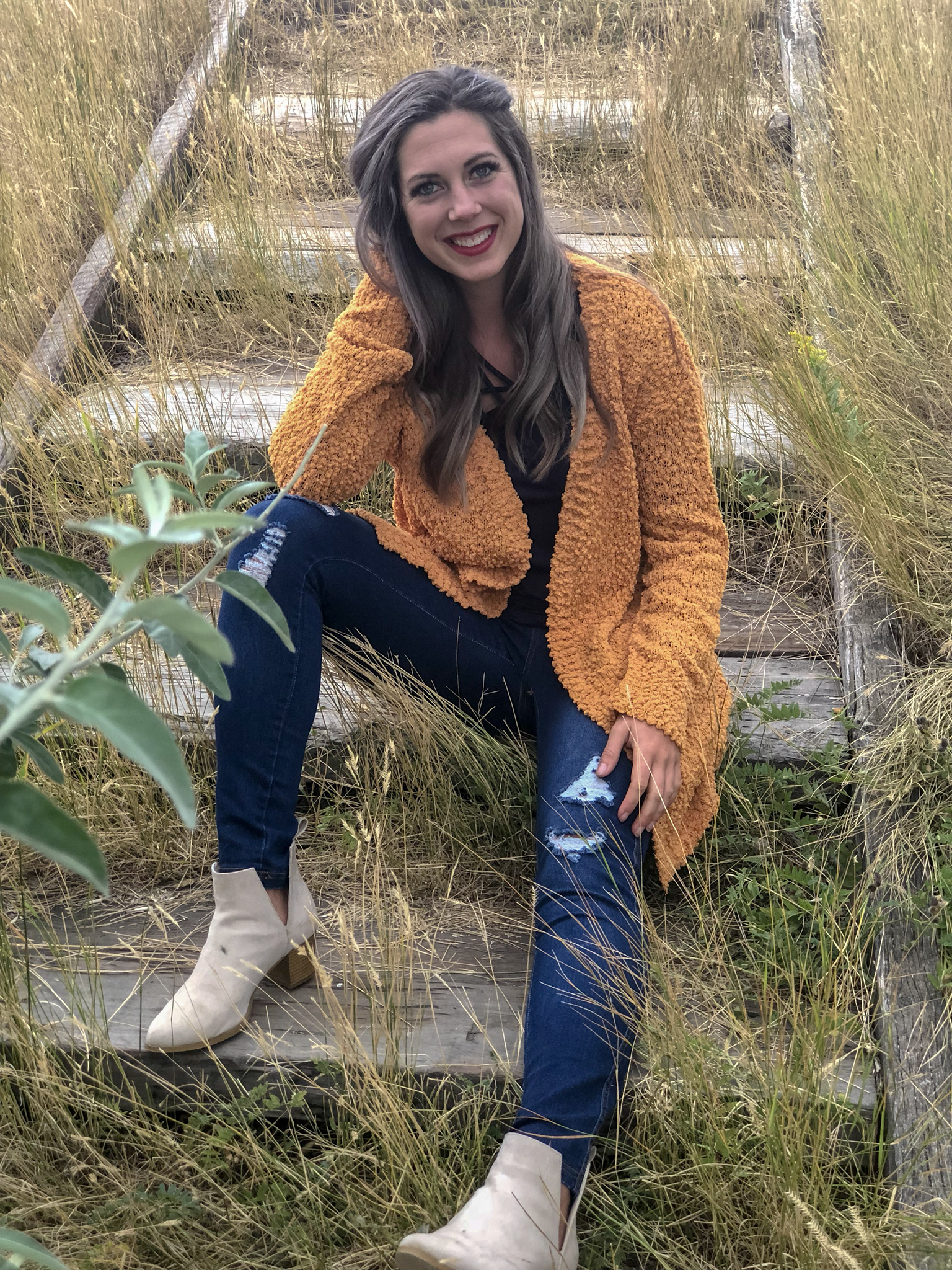 Popcorn Cardigan - Apricot 9999603
