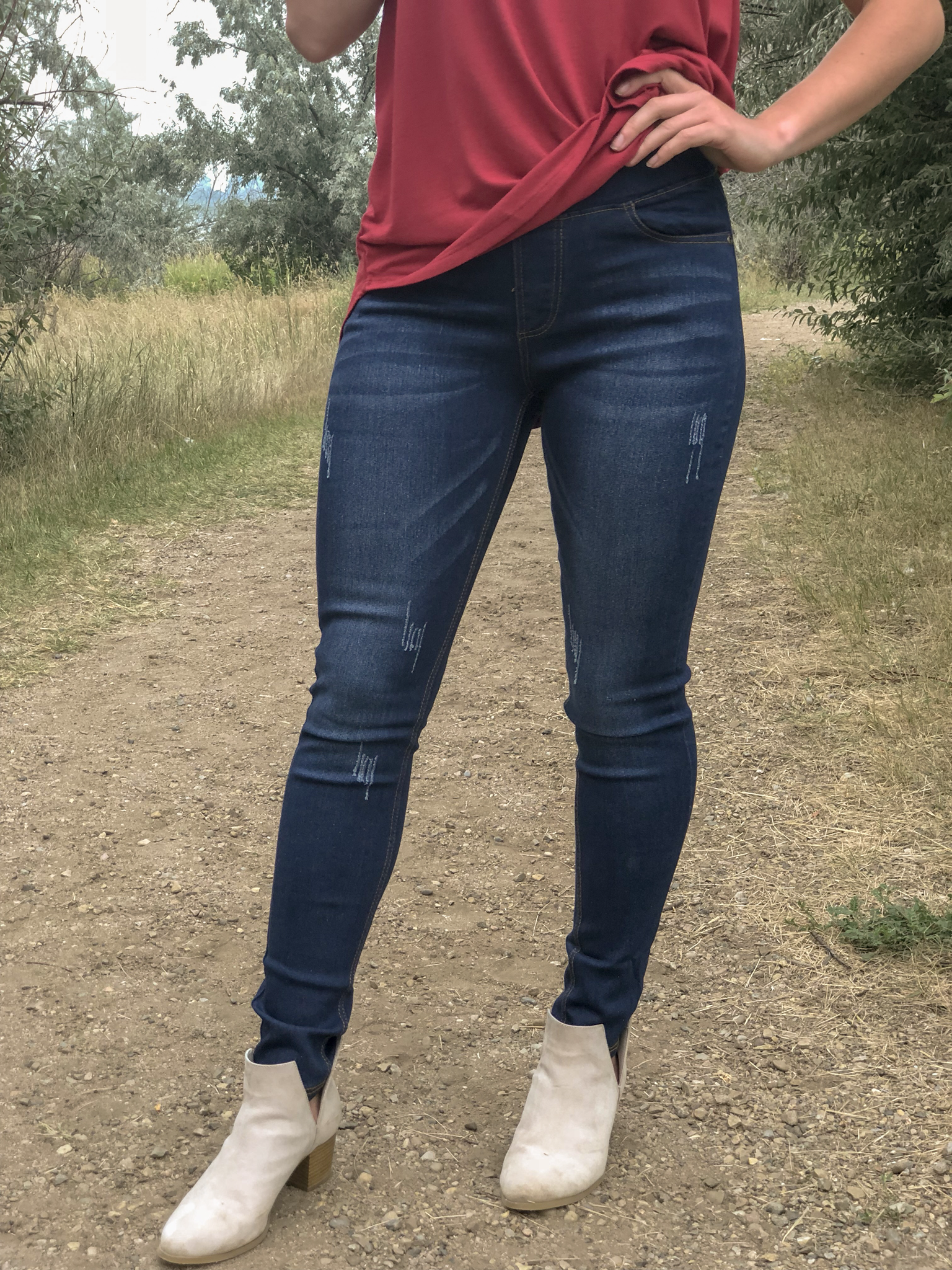 Crazy In Comfort Jeggings - 3983 dark wash 9999577