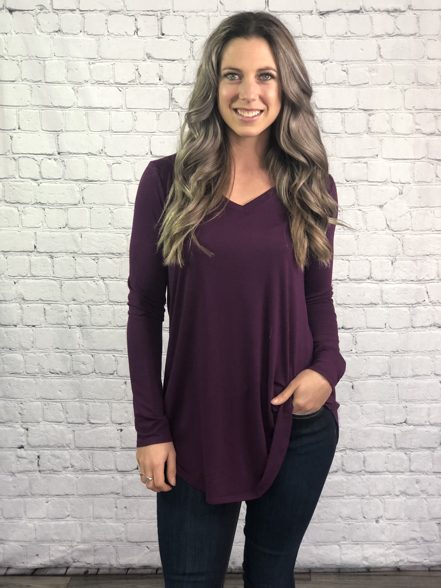 The Dorothy Top - plum 32434