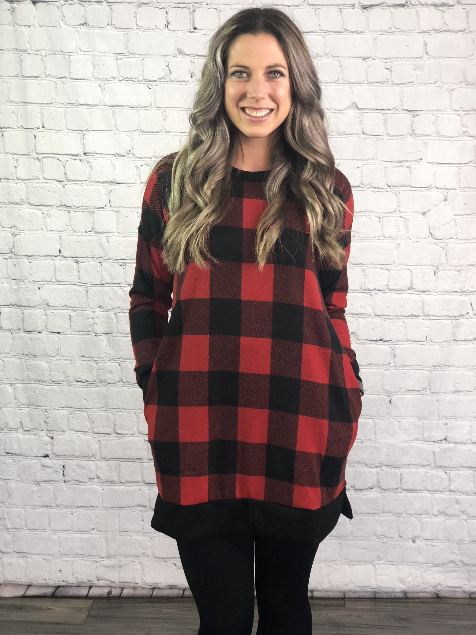 The Buffalo Plaid Party Tunic 999999680