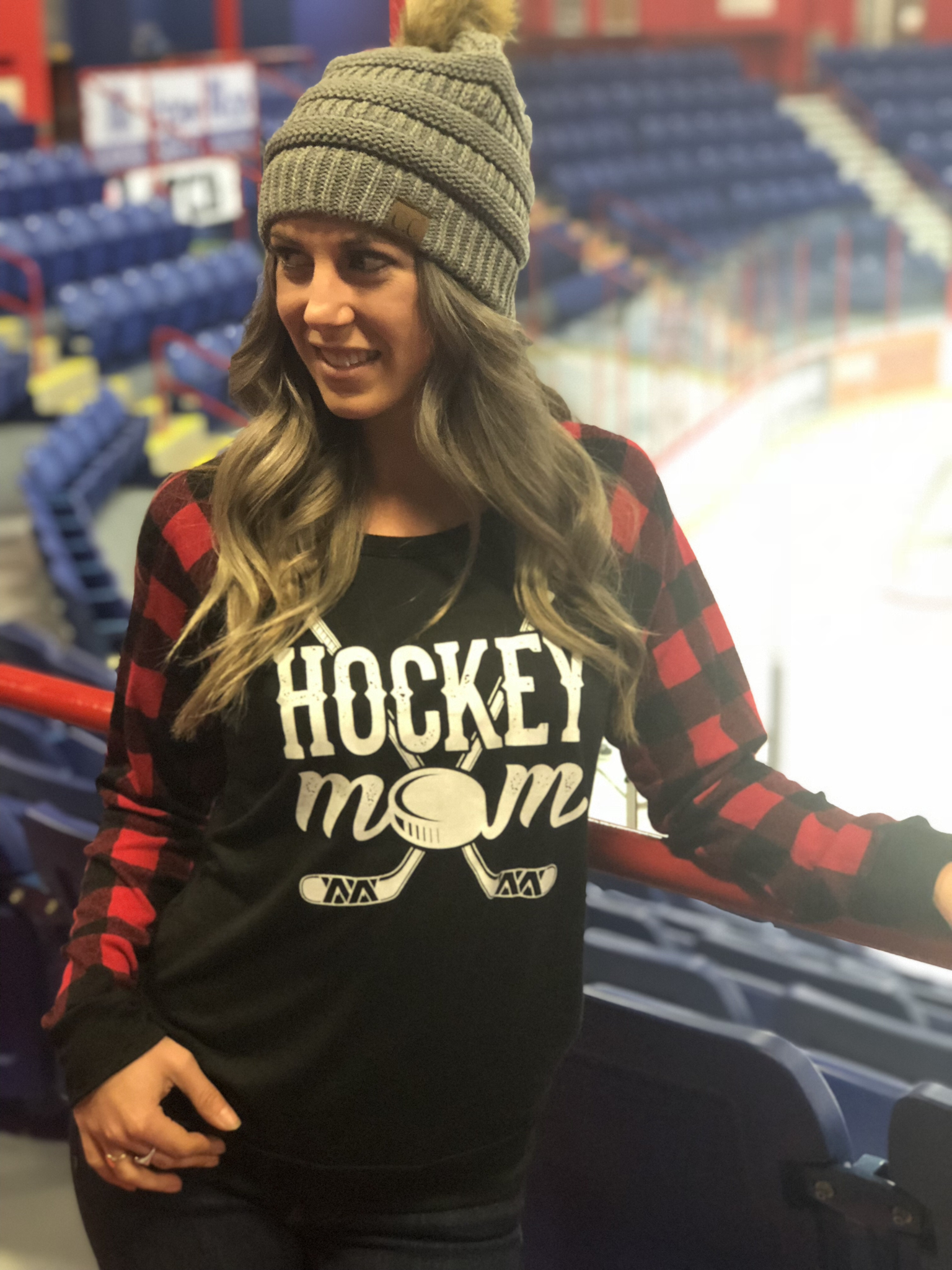 Hockey Mom Top - Black - Restock 81745