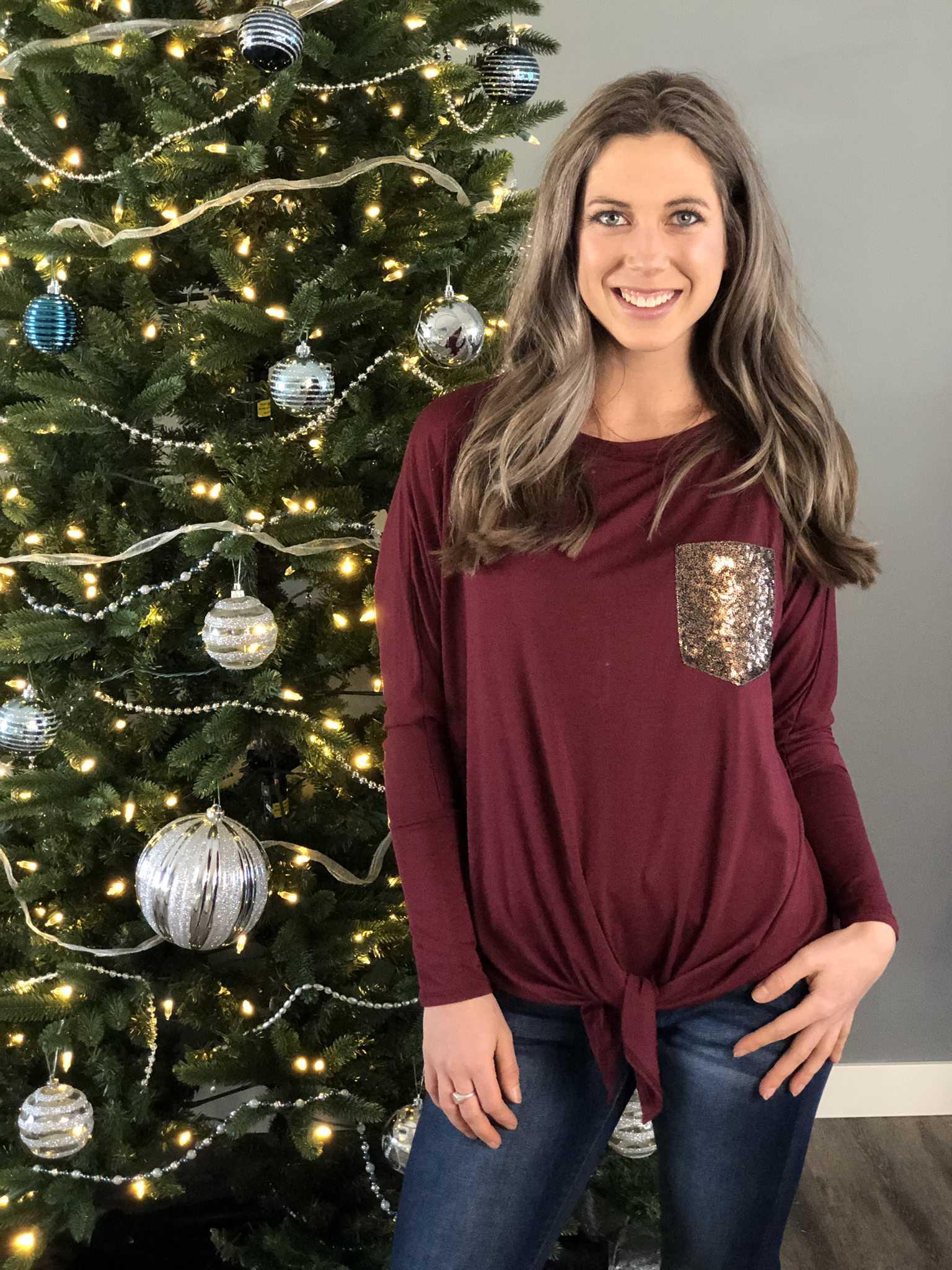 Cranberry Champagne Top 9374