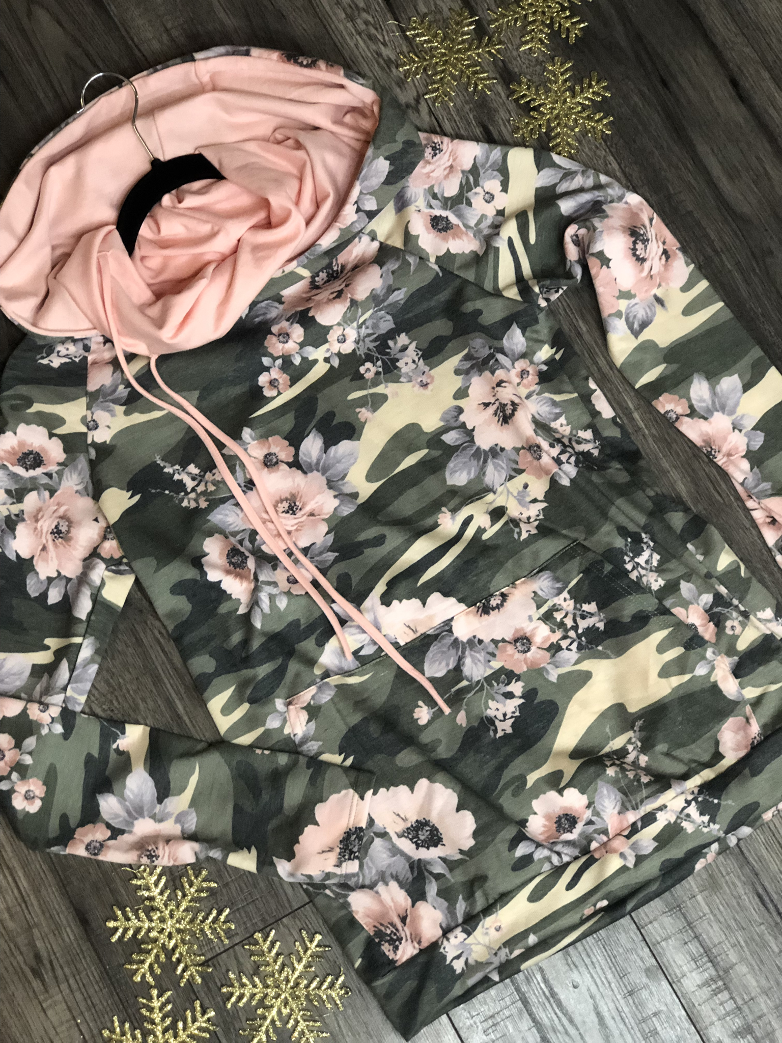 Camo Floral Hoodie 99999981303