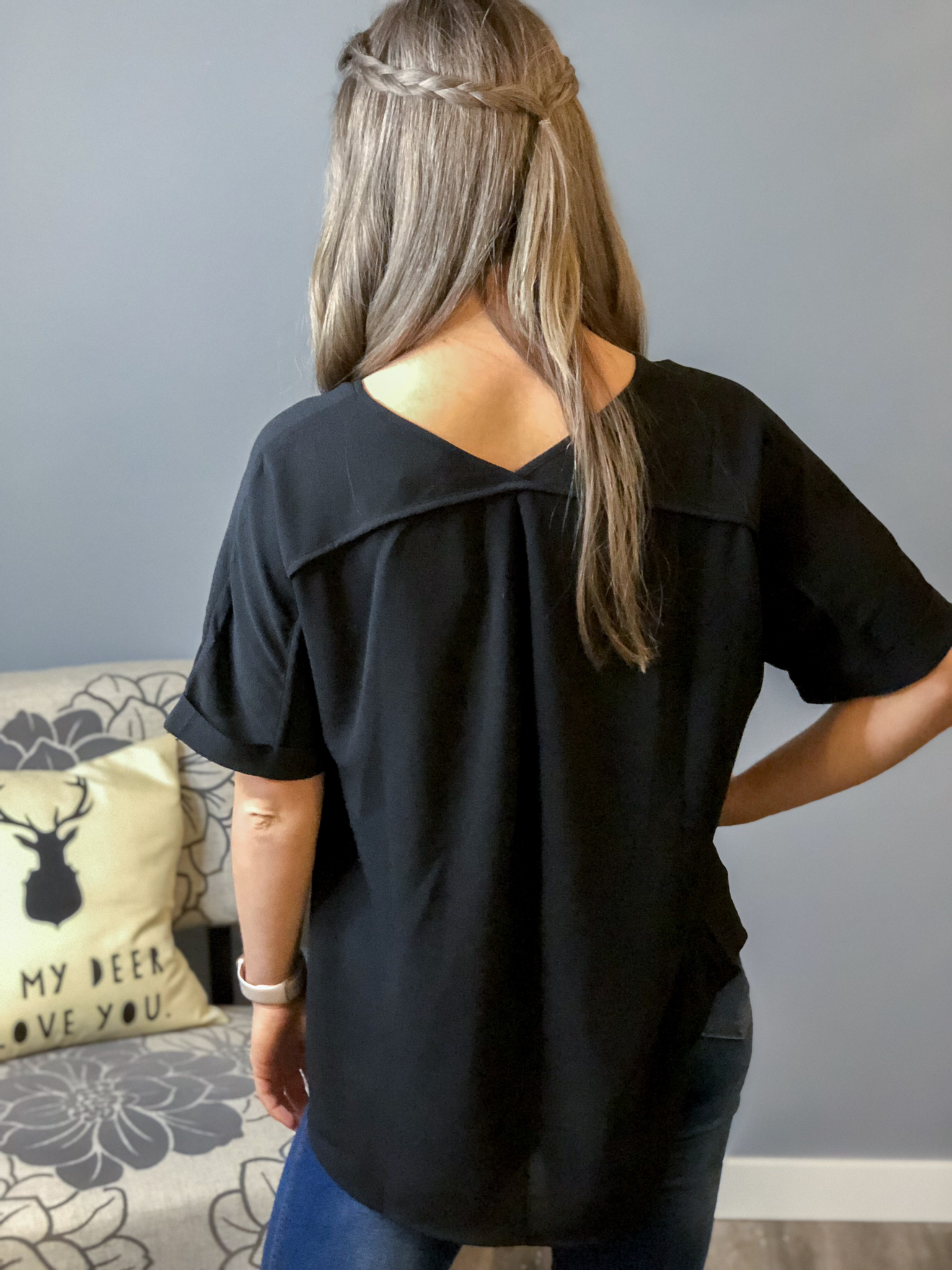 The Dixie Blouse - Black