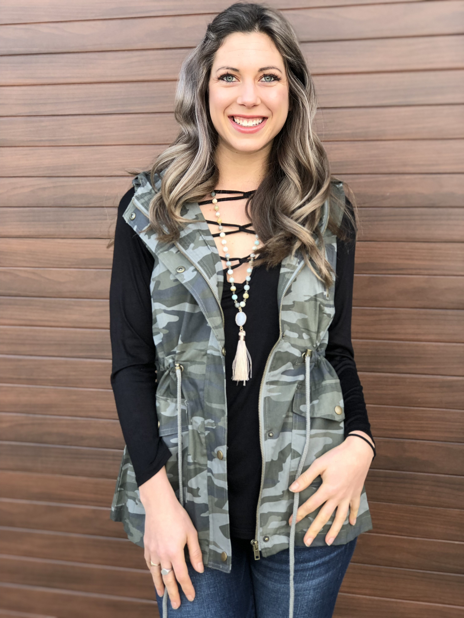 The Bentley Vest- Light Camo