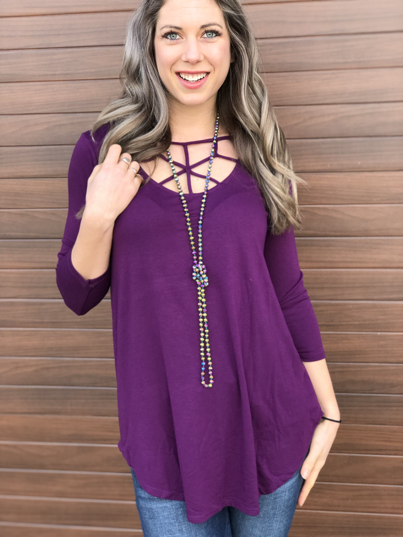 The West Cove Top - Purple 81478