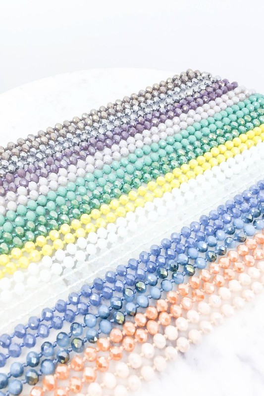 Glass Beaded - Necklace 60'' 945