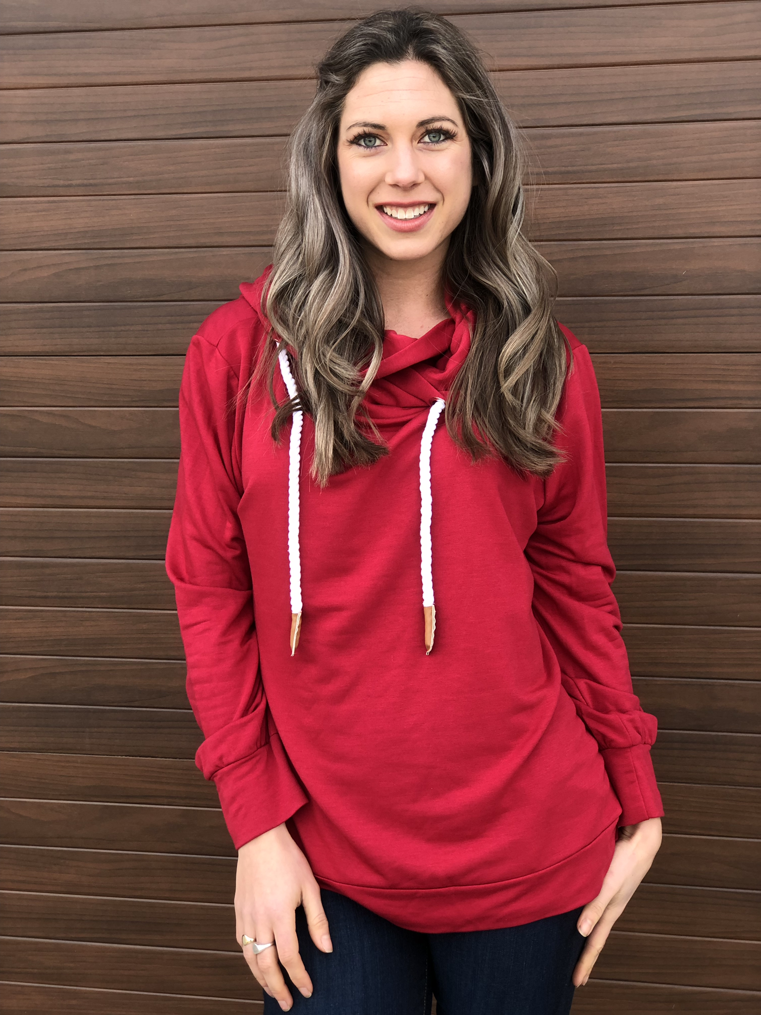 Basic Hoodie - Red 99999981753