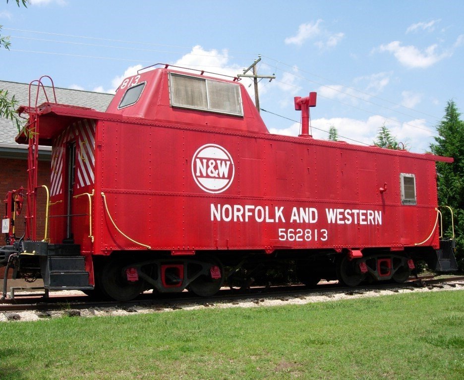 Norfolk Western C-18 Caboose White Logo Decals