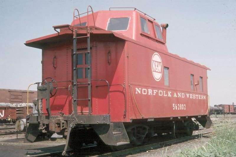 Norfolk Western C-18 Caboose White Logo Decals
