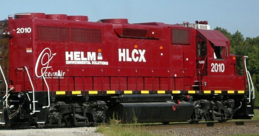 Helm Environmental Services Demo Locomotive Decal Set
