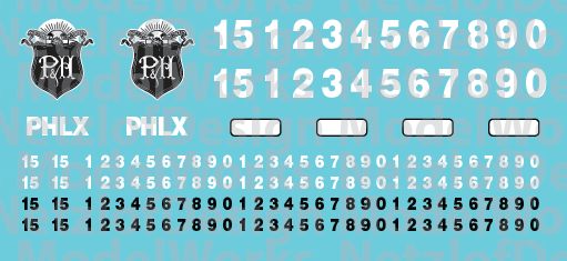 Parrish & Heimbecker Limited - PHLX Locomotive Decals ND-948