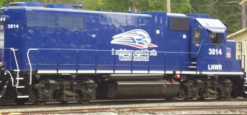 Louisiana & North West Railroad Locomotive Decals