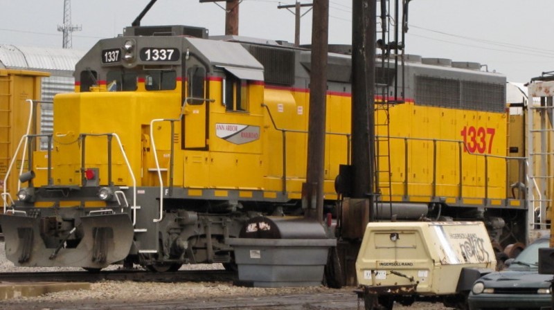Ann Arbor Railroad - Yellow & Gray Locomotive Decals