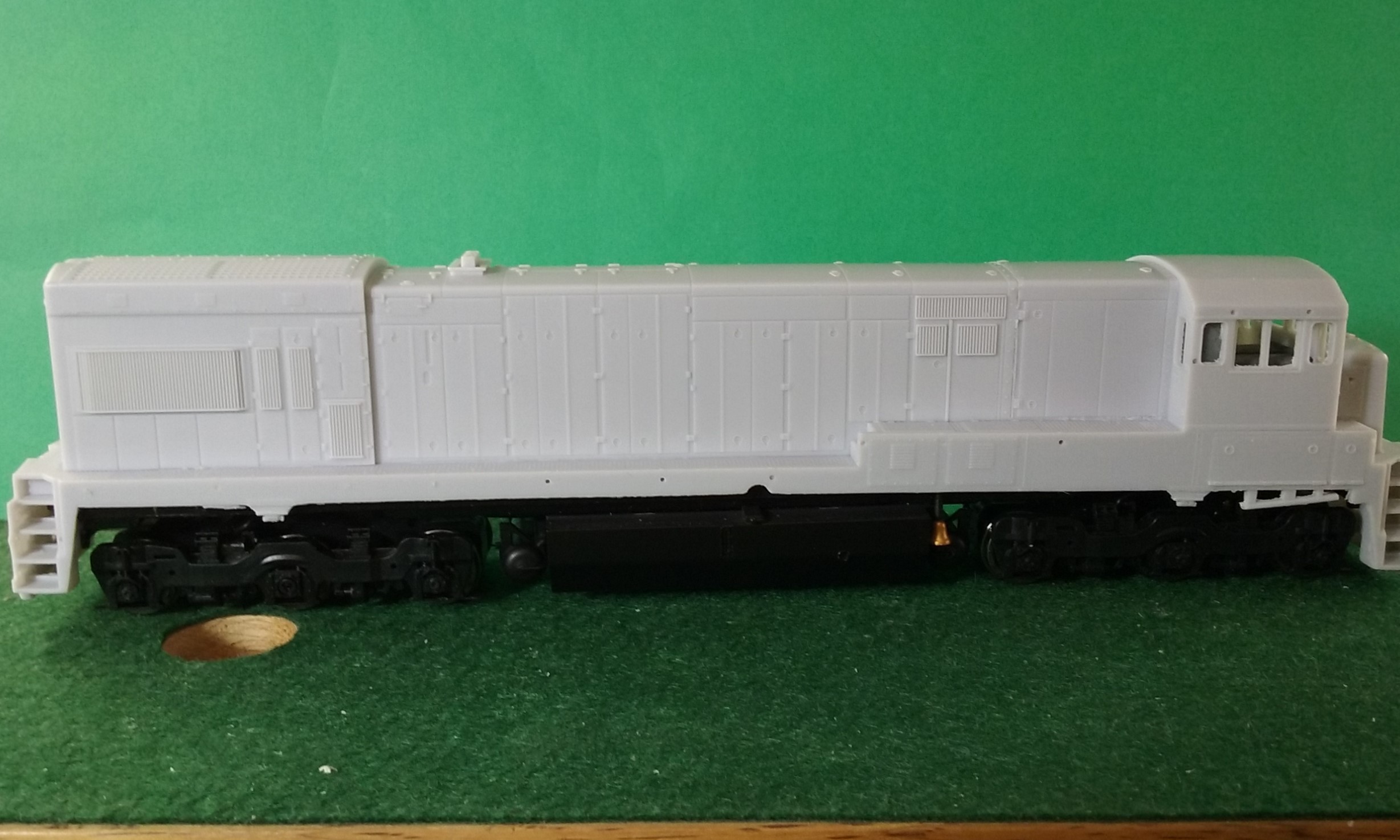 HO Scale CR / PC U23 C Engine Shell, HO Scale Trains, by Pacific Northwest Resin