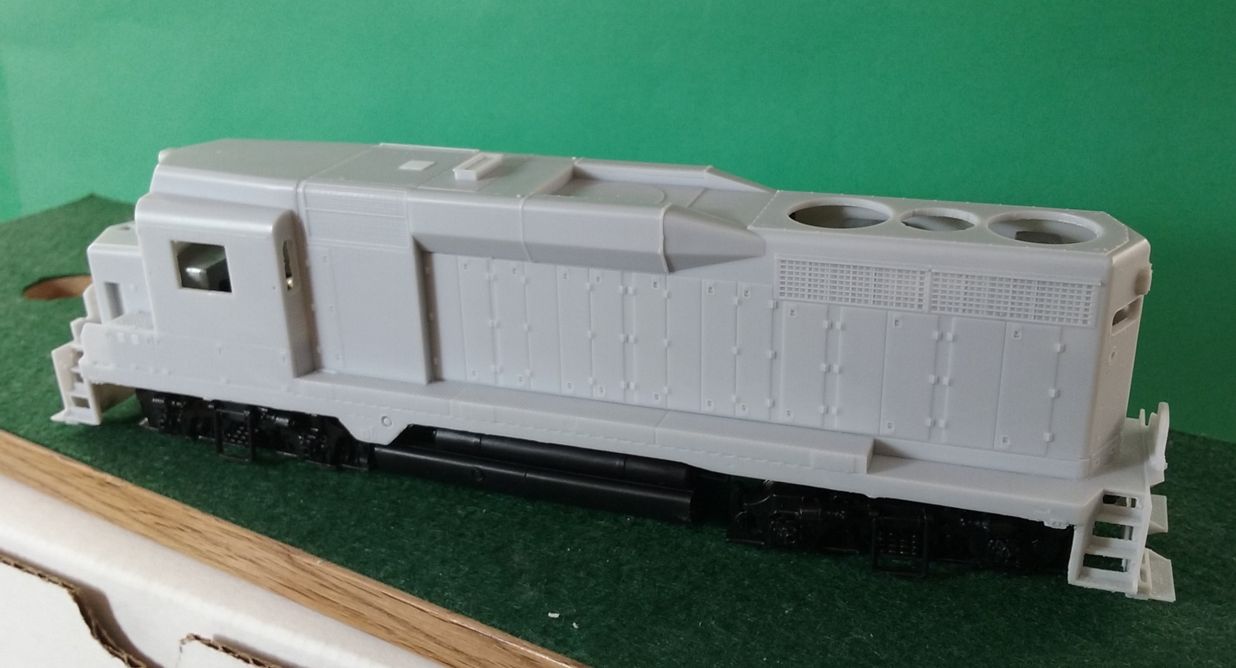 HO Scale CNW EMD GP30 Non Dynamic Locomotive Shell, by Pacific Northwest Resin