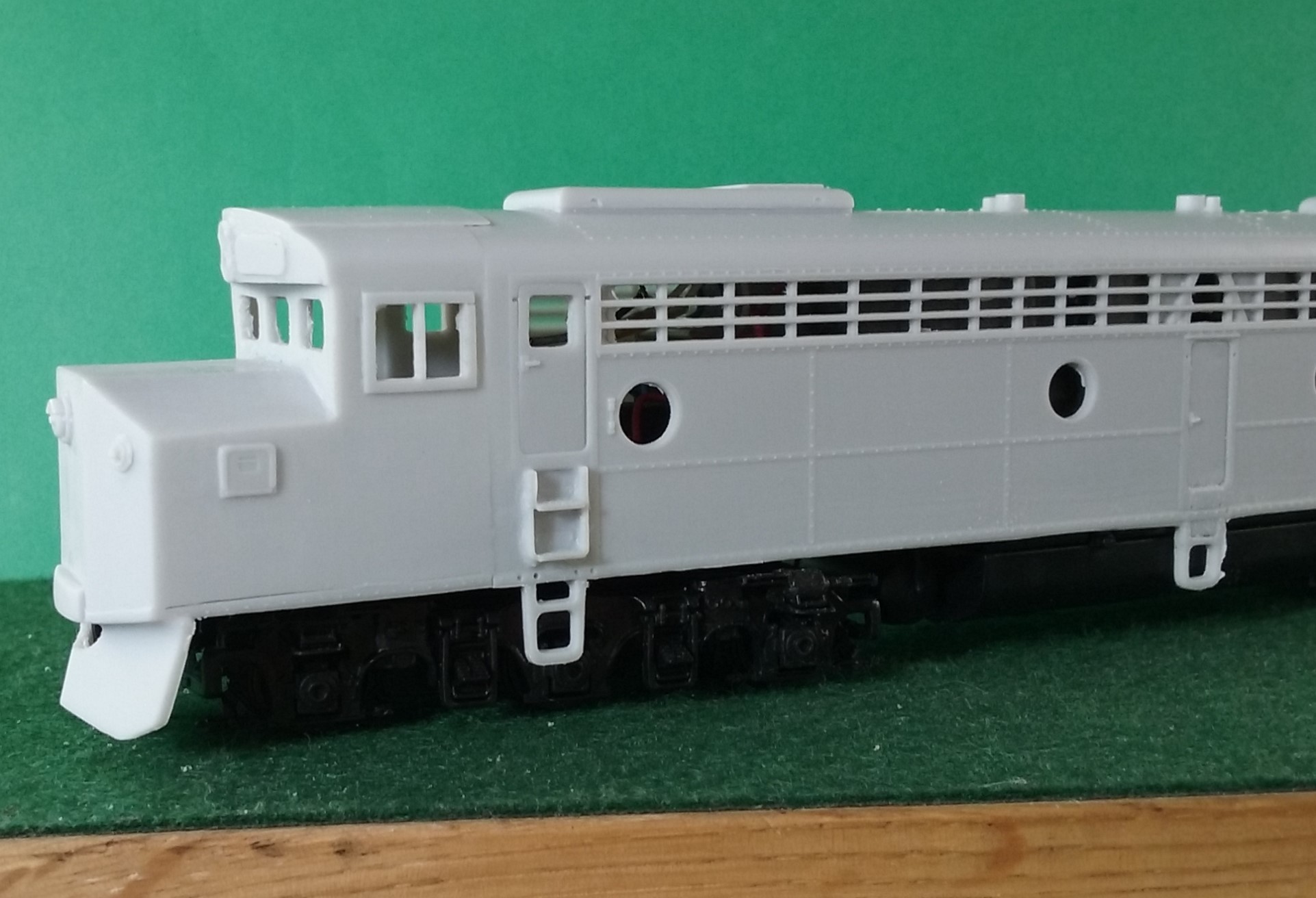 HO Scale - CNW E-8 Crandall Cab Locomotive Shell, by Pacific Northwest Resin HO232