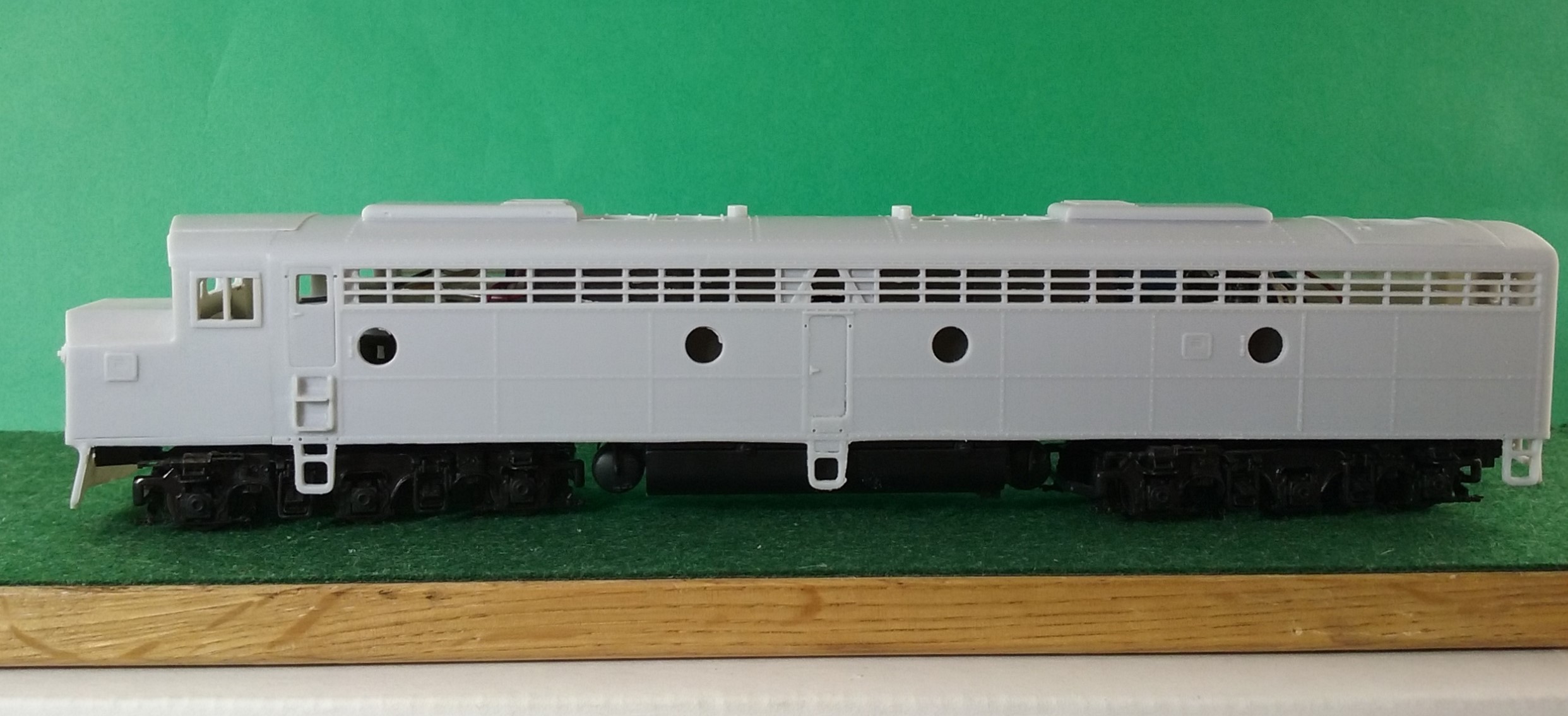 HO Scale - CNW E-8 Crandall Cab Locomotive Shell, by Pacific Northwest Resin