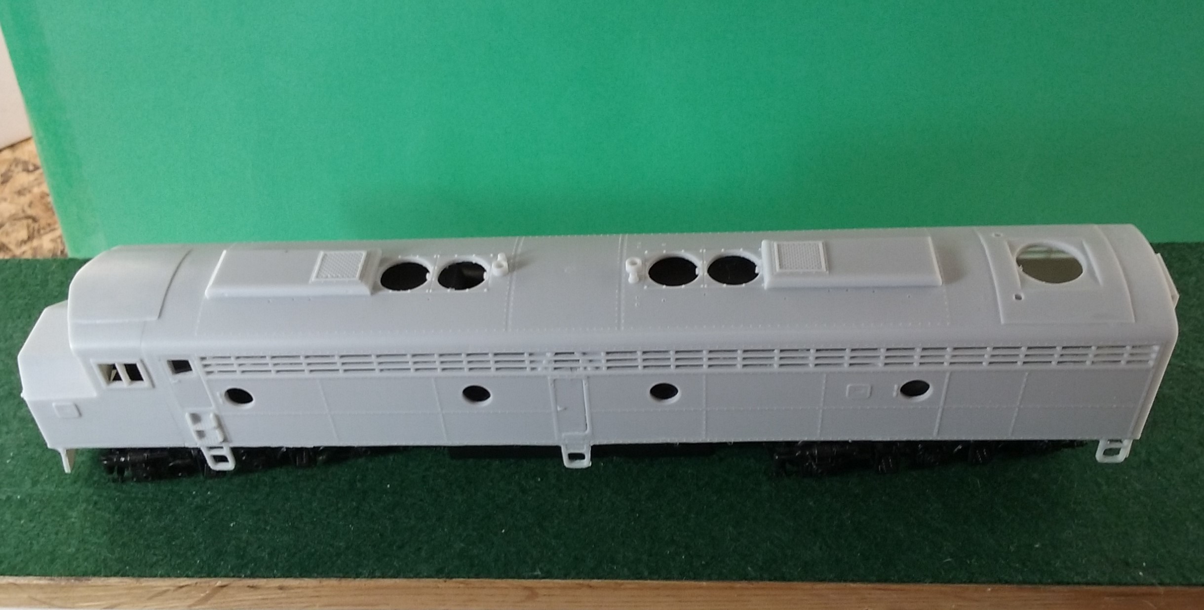 HO Scale - CNW E-8 Crandall Cab Locomotive Shell, by Pacific Northwest Resin
