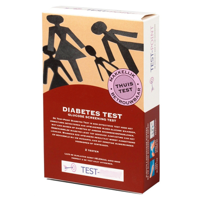 Diabetes Test Kit, including 2 tests