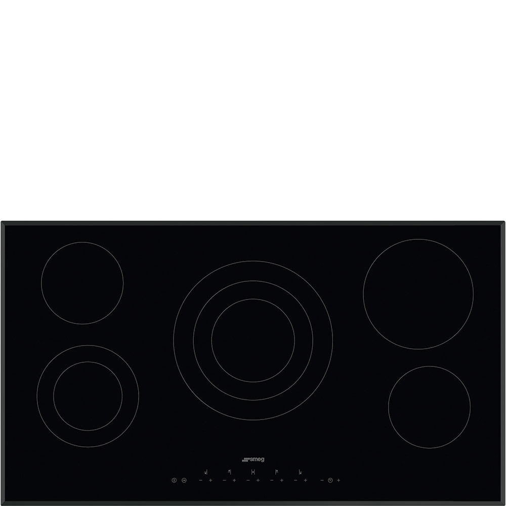 Electric Hob 90cm Black Glass Smeg Appliance Network