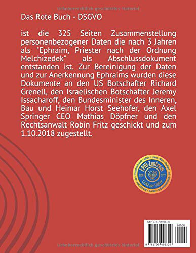 Die Rote KRIEGSROLLE - DSGVO