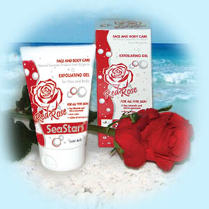 Отшелушивающий гель (скраб) для лица и тела Красная Роза SeaStars Природная косметика 120 ml