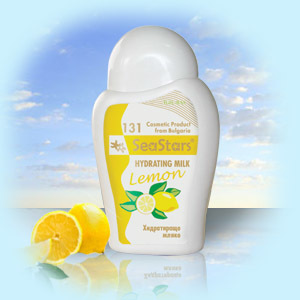 Увлажняющее молочко для лица и тела Лимон SeaStars Природная косметика 200 ml
