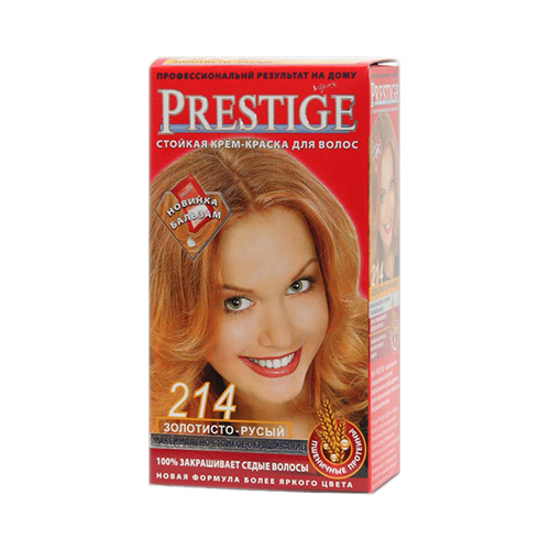 Крем-краска для волос Золотисто- русый Prestige Vip's Роза Импекс 100 ml