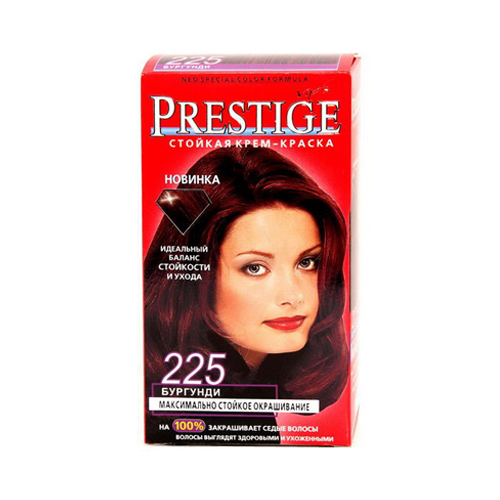 Крем-краска для волос Бургунди Vip's Prestige Роза Импекс 100 ml