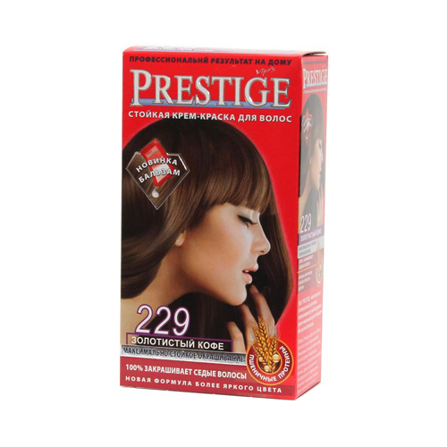 Крем-краска для волос Золотистый Кофе Vip's Prestige Роза Импекс 100 ml