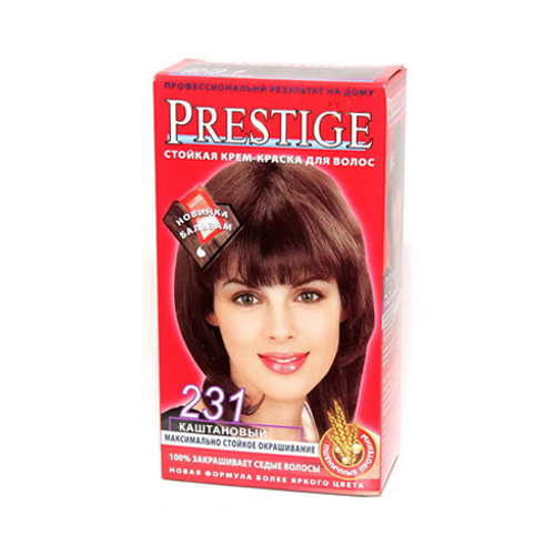 Крем-краска для волос Каштановый Vip's Prestige Роза Импекс 100 ml