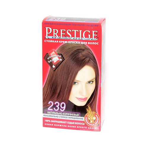 Крем-краска для волос Натуральный коричневый  Vip's Prestige Роза Импекс 100 ml