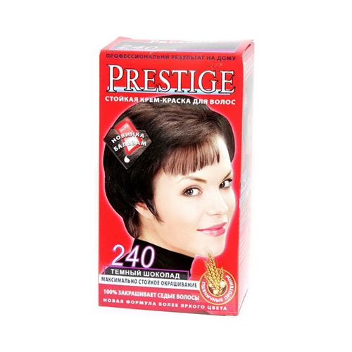 Крем-краска для волос Темный шоколад  Vip's Prestige Роза Импекс 100 ml