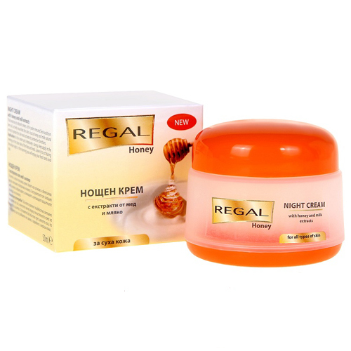 Крем для лица ночной с экстрактами из меда и молока Regal HoneyРоза Импекс 50 ml