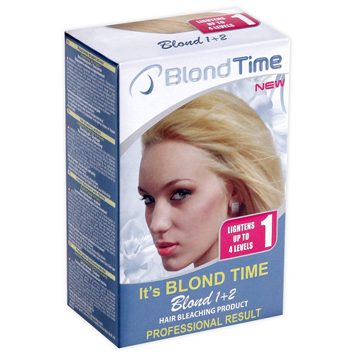 Осветляющий продукт для волос Blond 1+2 Blond time Роза Импекс 120 ml