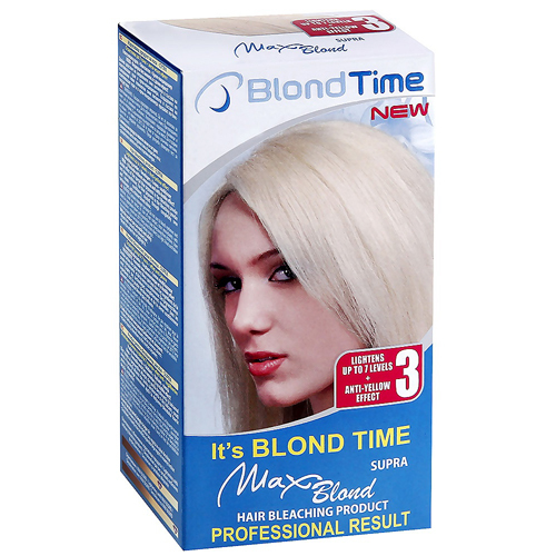 Осветляющий продукт для волос Max Blond Супра Blond time Роза Импекс 100 ml