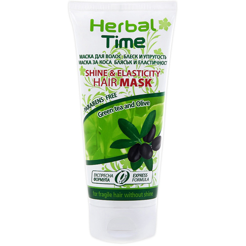 Маска для волос блеск и упругость Herbal Time Роза Импекс 200 ml